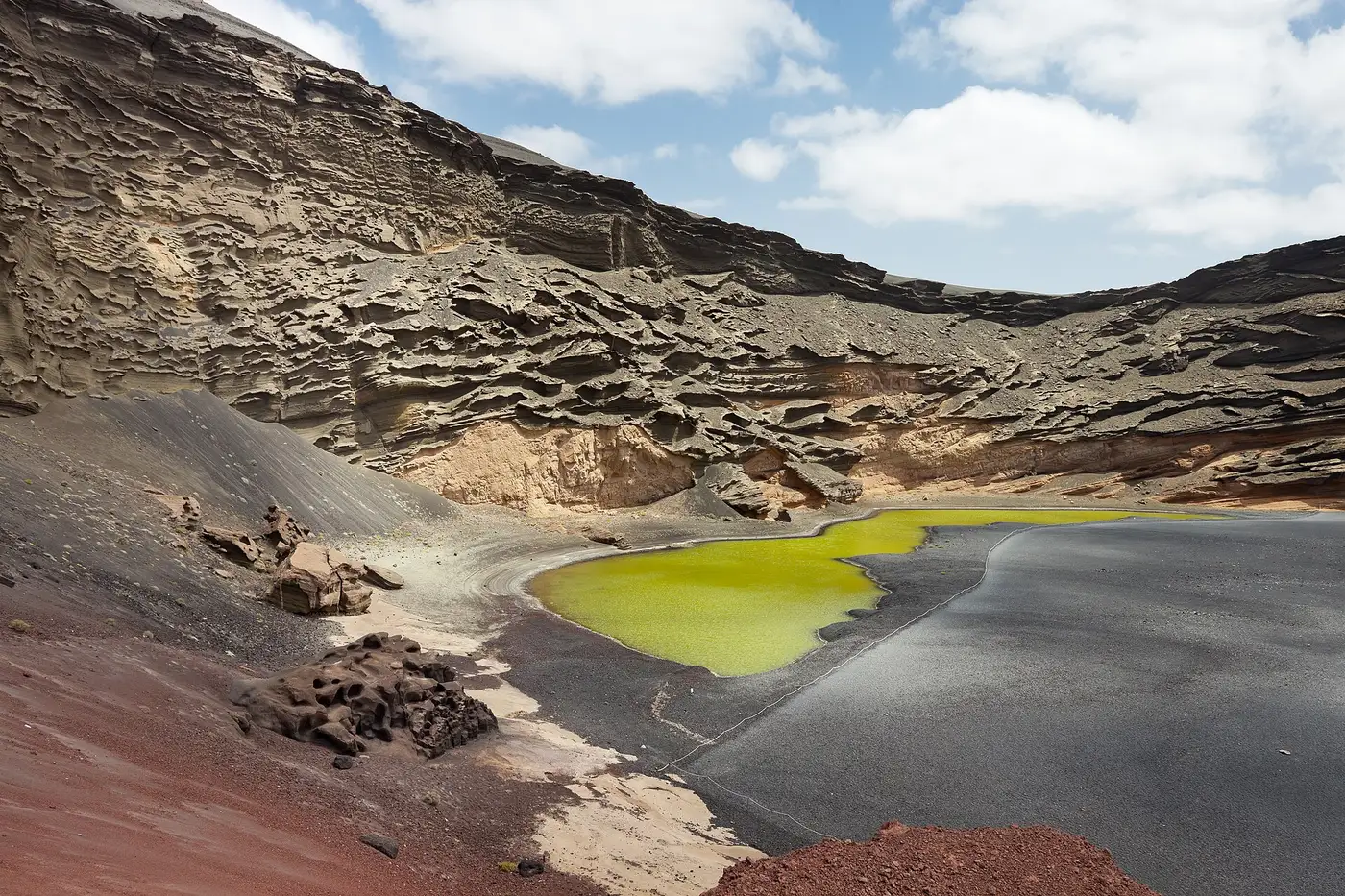 Lanzarote – Lagune Charco de los Clicos bei El Golfo
