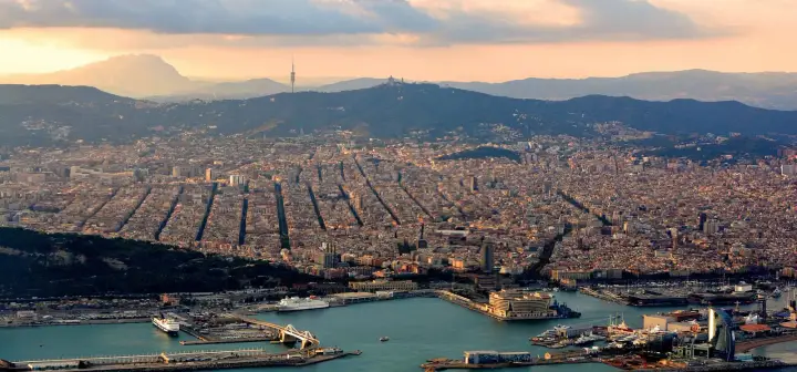 Barcelona – Blick auf das Reiseziel