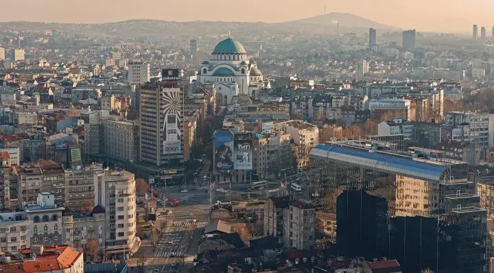 Belgrad – Blick auf das Reiseziel