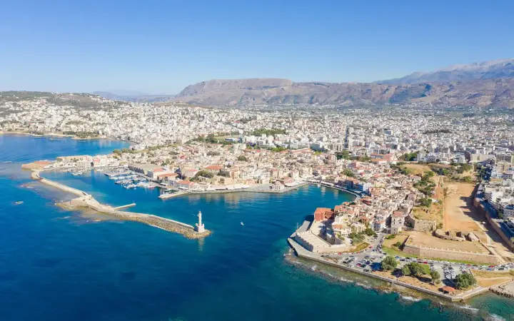 Chania (Kreta) – Blick auf das Reiseziel