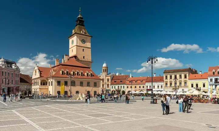 Brașov – Blick auf das Reiseziel