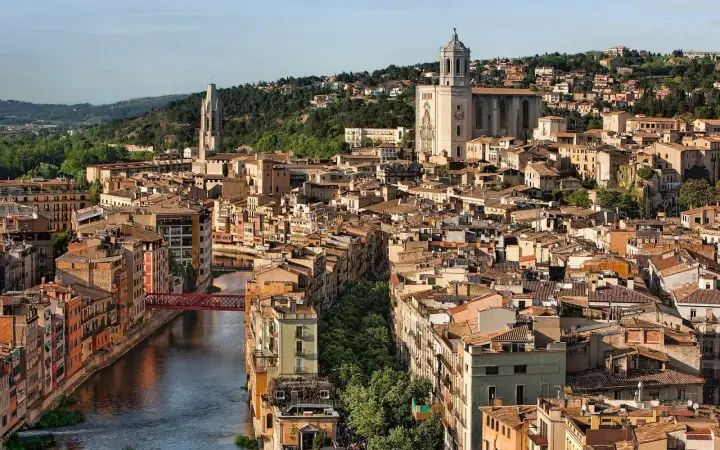 Girona – Blick auf das Reiseziel