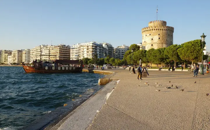 Thessaloniki – Blick auf das Reiseziel