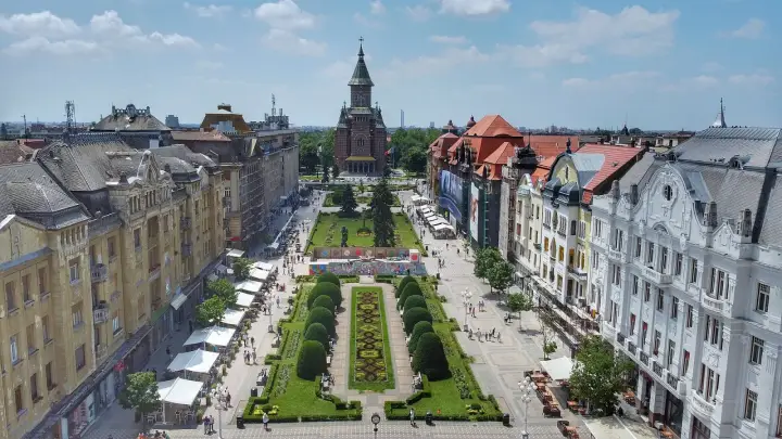 Timișoara – Blick auf das Reiseziel
