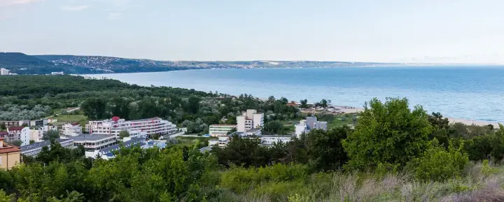 Blick über Varna und das Schwarze Meer