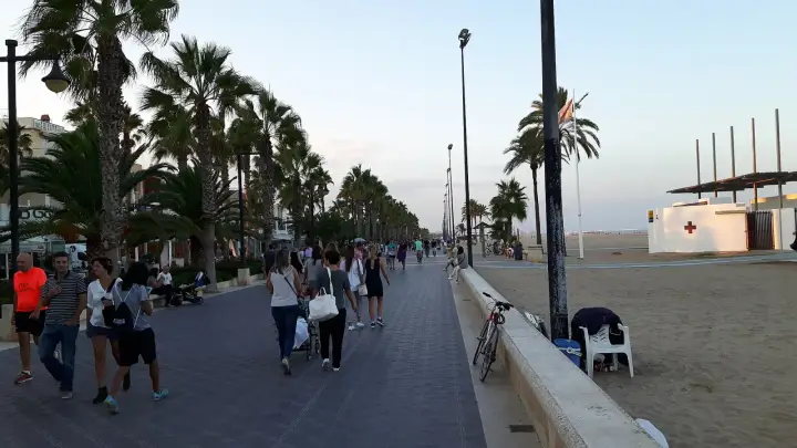 Valencia – Blick auf das Reiseziel