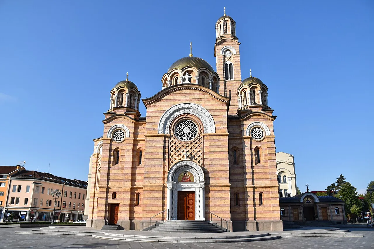 Banja Luka – Christ-Erlöser-Kathedrale im Stadtzentrum