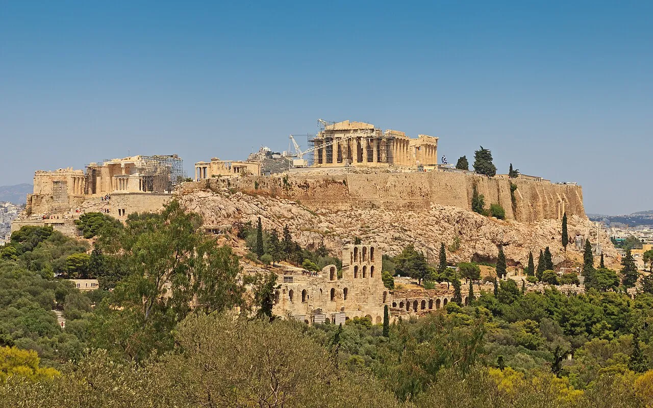 Athen – Blick auf die Akropolis